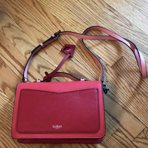 NWT botkier color block red/pink purse - Picture 2 of 5